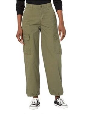 Levi’s ‘94 Baggy Olive Green Cargo Jogger Pants Size 27